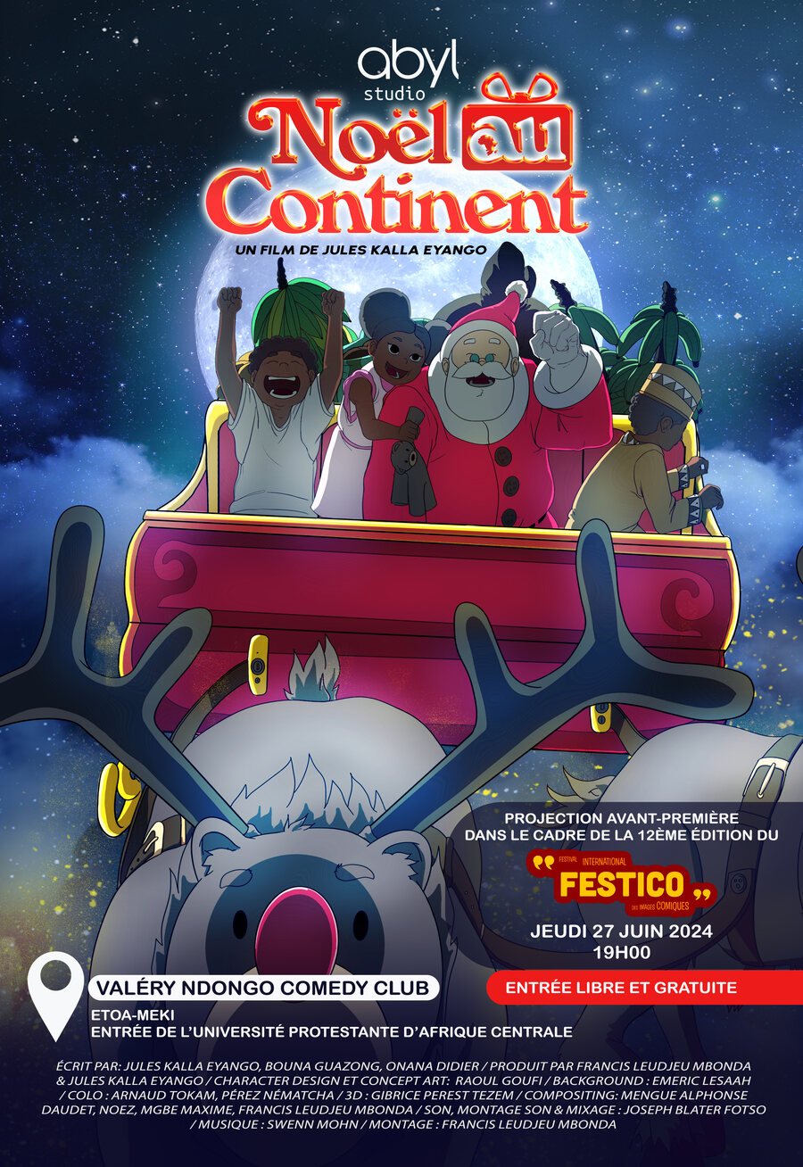Affiche de Noël au Continent, FESTICO.